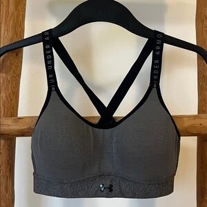 Under Armour Charcoal and Black Sports Bra